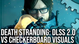 Death Stranding PC DLSS 20 vs PS4 Pro Checkerboarding Image Reconstruction Analysis [upl. by Enicar87]