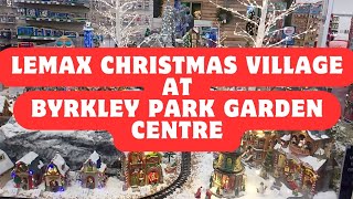 Lemax Christmas Model Village display at Byrkley Park Garden Centre 2024 [upl. by Lazaro661]