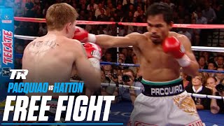 THE KO THAT CHANGED EVERYTHING  Manny Pacquiao Destroys Ricky Hatton  FREE FIGHT [upl. by Ramat]