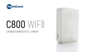 C800WIFI  Cronotermostato smart Fantini Cosmi [upl. by Nalod894]