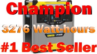 Champion 3276Wh Solar Generator 32001600Watt Portable Power Station B0BGYPPBT [upl. by Richia47]