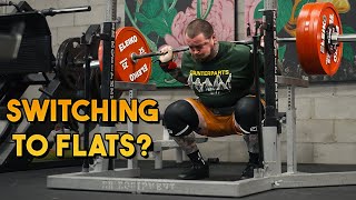 Road to Nationals Ep1 Squatting in Flat Shoes [upl. by Ahsilam]