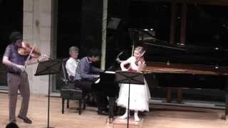 Trio movement for violin viola and piano composed by Alma Deutscher 2014 [upl. by Aisetra]