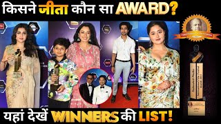 Dada saheb Phalke Award 2023 Here’s TV Stars Winners List [upl. by Aikel]