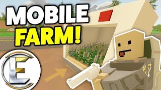 MOBILE FARM  Unturned RP Rags To Riches 1 Berry Farm On The Back Of A Truck [upl. by Claudy]