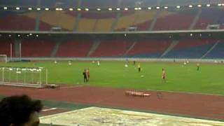 Malaysia vs Syria friendly match 301209 [upl. by Kerman780]