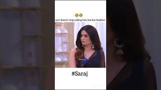 Savi rajat funny short kat kat thakkar short love shortsviral saraj savi rajat [upl. by Aicilat]