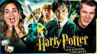 HARRY POTTER AND THE CHAMBER OF SECRETS Movie Reaction  Daniel Radcliffe Rupert Grint Emma Watson [upl. by Ainavi]