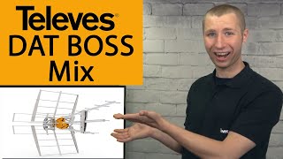 Televes DAT BOSS Mix Amplified Outdoor HDTV Antenna Review [upl. by Thedric]