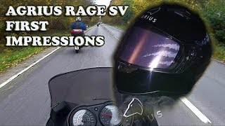 Agrius Rage SV Helmet First Impressions  Riding With A Subscriber [upl. by Eurd]