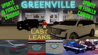 Greenville update is finally coming  last min leaks [upl. by Ainimre694]