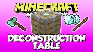 DECONSTRUCTION TABLE MOD  ¡Descraftea cualquier cosa Forge1710Español [upl. by Reamy702]