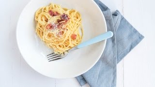 Recept Spaghetti Carbonara [upl. by Latsirc]