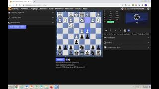 Chesstempo Opening Training Session 1304 21 [upl. by Otsugua]