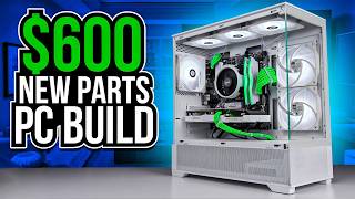 600 Gaming PC Build Guide All New Parts [upl. by Eniamej689]