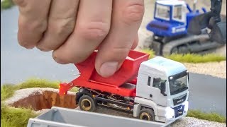 RC Trucks Excavators INCREDIBLE 187 scale [upl. by Shishko]