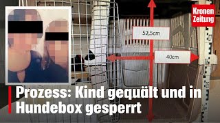 Prozess Kind gequält und in Hundebox gesperrt  kronetv NEWS [upl. by Riggins]