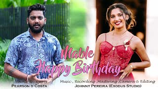 MABLE  HAPPY BIRTHDAY  PIERSON DCOSTA  NEW KONKANI TOAST SONG 2024 [upl. by Anaek]