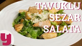 Tavuklu Sezar Salata Tarifi Dışarıda Aynısı 27 TL  Yemekcom [upl. by Mirabel]