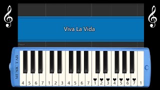 Viva La Vida Melodica Pianika Tabs [upl. by Anitram]