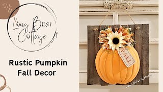 Rustic Pumpkin Fall Decor [upl. by Alliber]