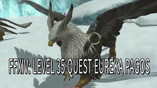 FINAL FANTASY XIV Level 35 Quest Eureka Pagos [upl. by Aschim]