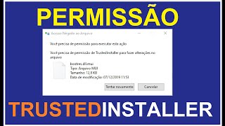 VOCÊ PRECISA DE PERMISSÃO DE TRUSTINSTALLER [upl. by Amann]