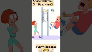 Anime Volleyball Video  Volleyball Funny Moments vollyball anime shorts zehragunes sports [upl. by Ecinad]