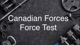 Canadian Forces FORCE TEST [upl. by Correy]