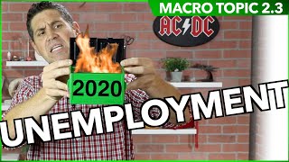 Unemployment Macro Topic 23 [upl. by Marzi]