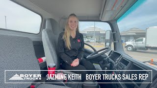 Isuzu N Series Walkaround By Jazmine Keith Sales Representative Boyer Trucks [upl. by Adnirim]