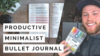 Minimalist Bullet Journal Set Up  Finding Productivity in the Analogue [upl. by Bourke]