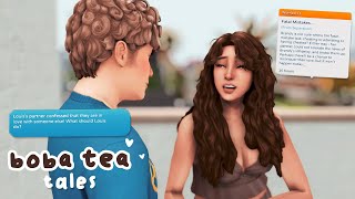 using the RPO mod to confess to the affair  the sims 4  boba tea tales  brown sugar gen part 5 [upl. by Bloem]