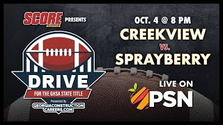 Sprayberry vs Creekview Drive for the GHSA State Title Full Game [upl. by Dickerson]