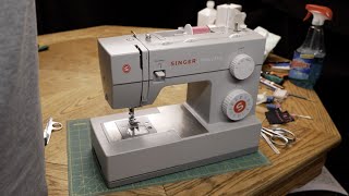 Singer Heavy Duty 4423 Threading and Bobbin Winding [upl. by O'Reilly]