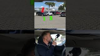 RÜCKWÄRTS LINKS in eine PARKBOX✅ l Teil 1 shorts führerschein fahrschule fahrprüfung dashcam [upl. by Corsetti]