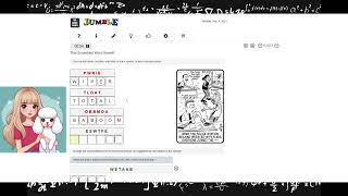 Meli unscrambes the Jumble 11724 [upl. by Mead168]