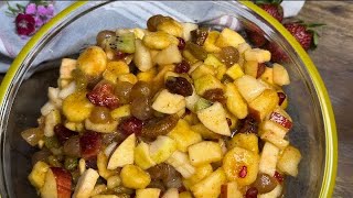 Fruit chaat  fruit chaat Recipe  Ramadan special Fruit Chaat [upl. by Bodnar]