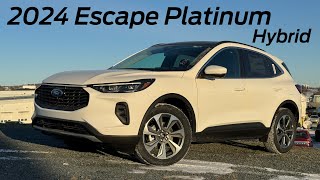 2024 Ford Escape Platinum Review [upl. by Storer]