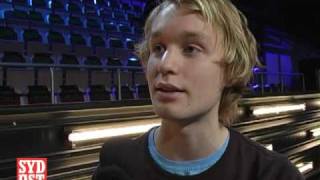 Melodifestivalen i Karlskrona 2008  Intervju med Björn Gustafsson [upl. by Inail]