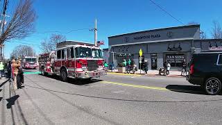 North Lindenhurst Fire Department Saint Patricks Day Parade 03302024 Long Island NY Views [upl. by Gnap242]