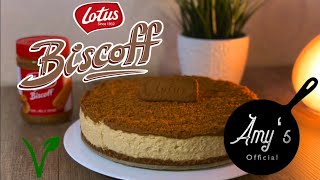 Lotus Cheesecake  schnell amp einfach ohne Backen  Käsekuchen  ohne Gelatine  Amy‘s [upl. by Yanffit]