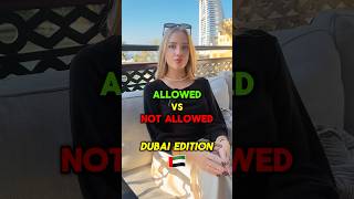 What’s not allowed in Dubai  ❌ elisarenaud dubai uae dubailife [upl. by Ayital]