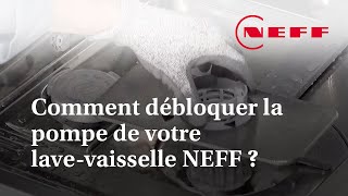 Comment débloquer la pompe de votre lavevaisselle NEFF [upl. by Lezirg]