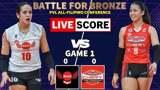 Petro Gazz vs Chery Tiggo  GAME 1 Battle for BRONZE  PVL LIVE Scoreboard  2024 AFC  MAY 9 [upl. by Sheedy666]