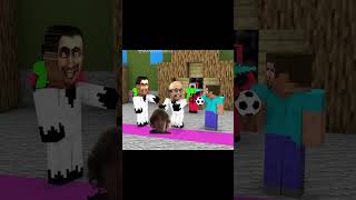 Enderman Appears To Help Steve Win Skibidi Toilet In Marbles Squid Game minecraft sguidgame memes [upl. by Kelci]