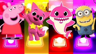 Peppa Pig Exe 🆚 Pinkfong Exe 🆚 Baby Shark Exe 🆚 Minions Exe  Who Is Win 🏆🏅 exe fnf [upl. by Normac]