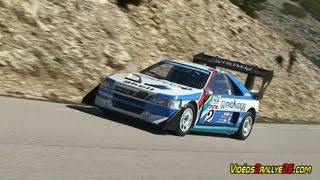 Peugeot 405 T16 Pikes Peak  Mont Ventoux HD [upl. by Llahsram]