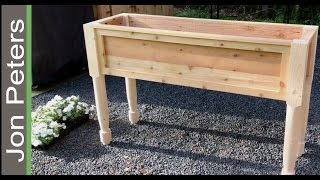 How to Make a Flower Box  Garden Planter [upl. by Dnomad]