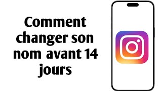 Comment changer de nom sur instagram avant les 14 jours [upl. by Jo-Anne]